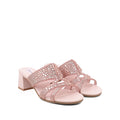 Jada - Women's Pink Hand Set Crystals 50mm Heels