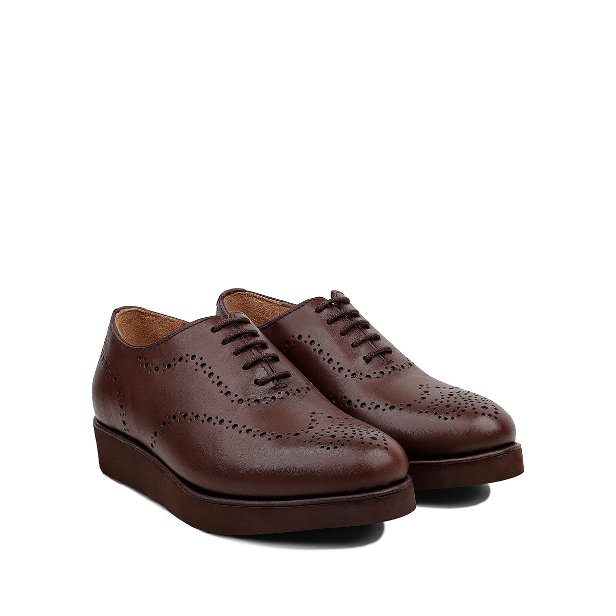 Ford -  Children's Light Brown Calf Leather Wholecut