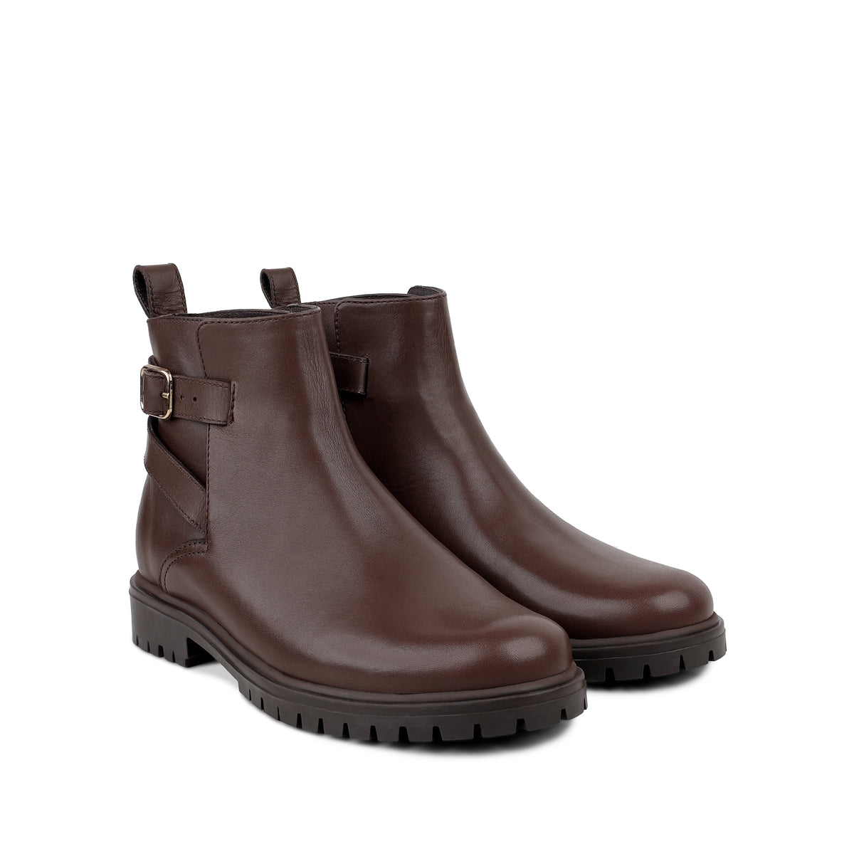 Joey -  Children's Light Brown Calf Leather Chelsea