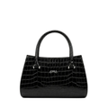 Alora - Black Calf Leather Hand Bag