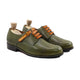 Ikara - Men's Green Calf Leather Derby Shoe