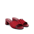 Isabel  - Women's Red Hand Set Crystals 50mm Heels