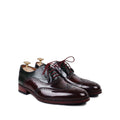 The Townhouse - Men's Oxblood & Green Box Leather Oxford