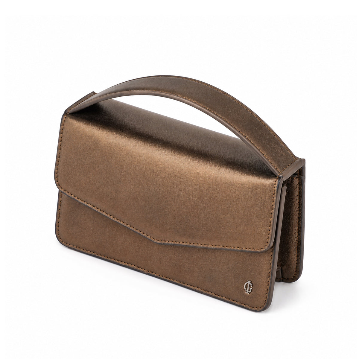 Victoria  - Bronze Micro Hand Bag