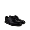 Mark - Men's Black Milled Leather Sneaker
