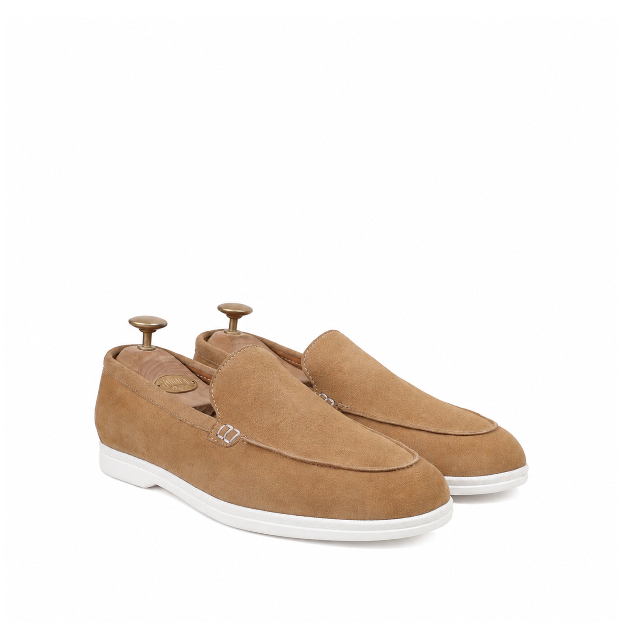 Crest - Men's Tan Suede Loafer
