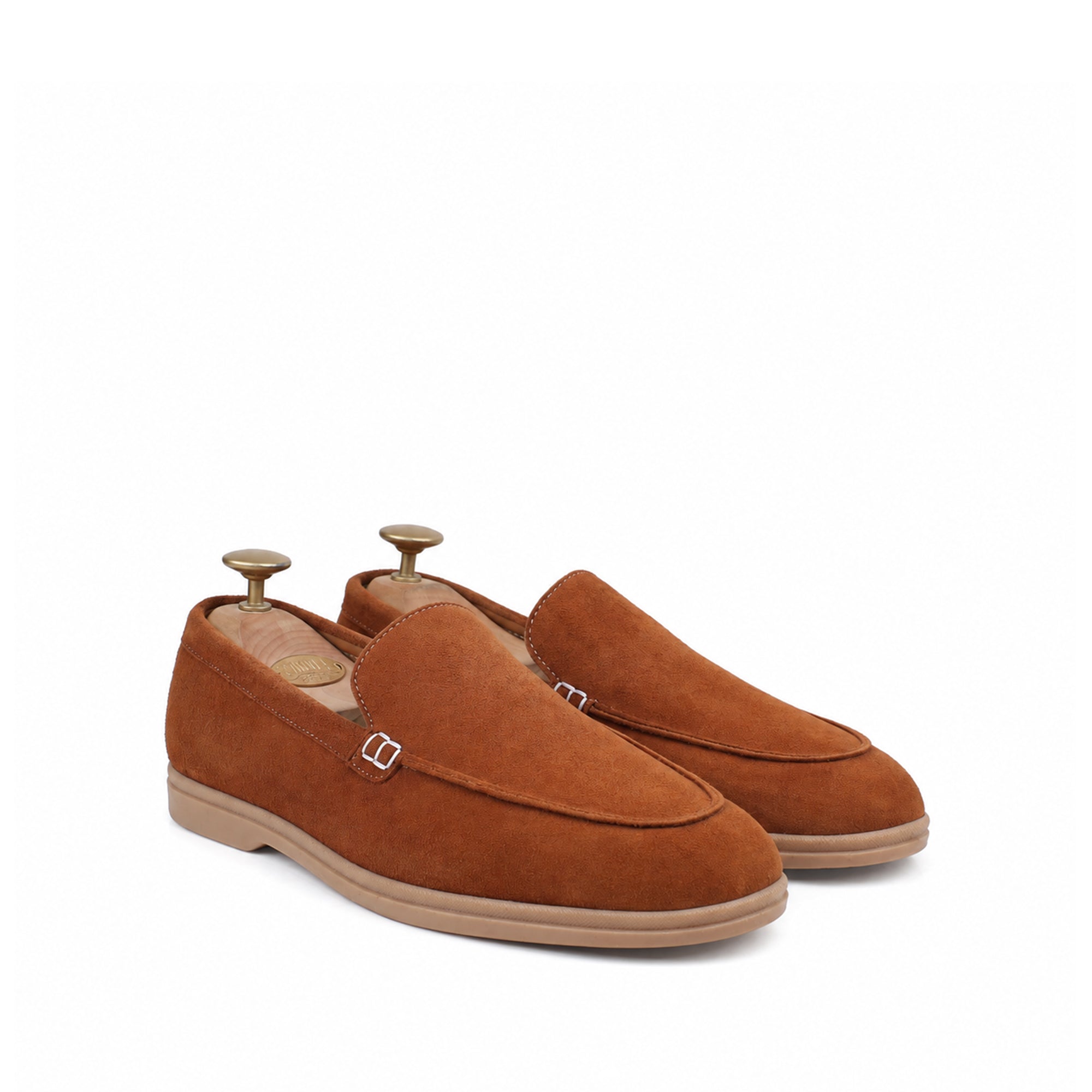 Crest - Men's Cognac Split Seude Loafer