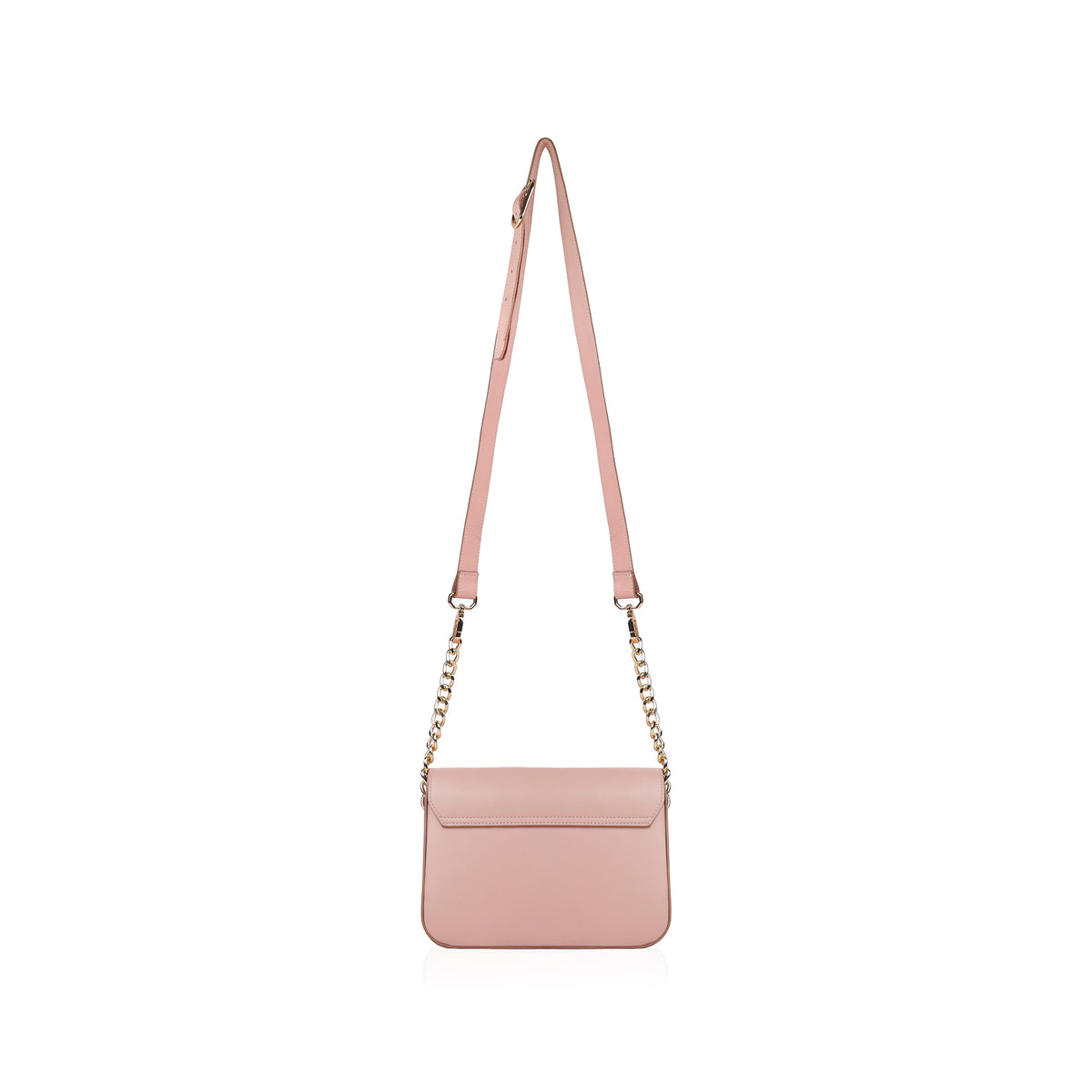 Alice  -  Women's Light Pink Leather Handbag
