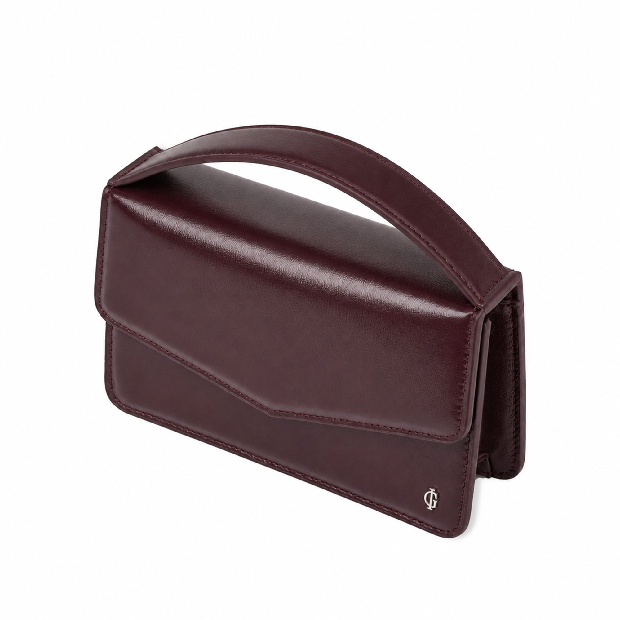Victoria  - Burgundy Micro Hand Bag