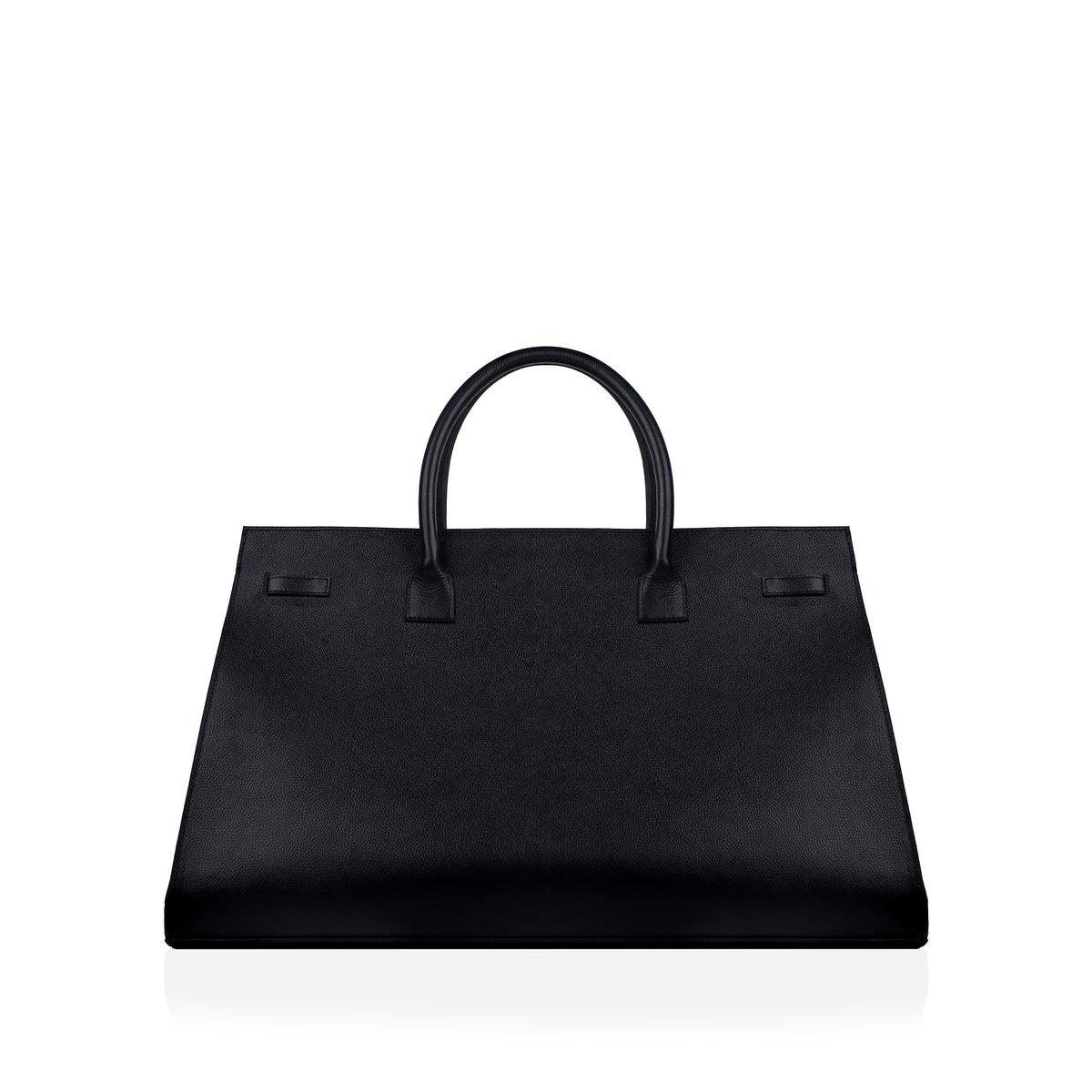 Dean - Men's Black Milled Faux Leather Bag