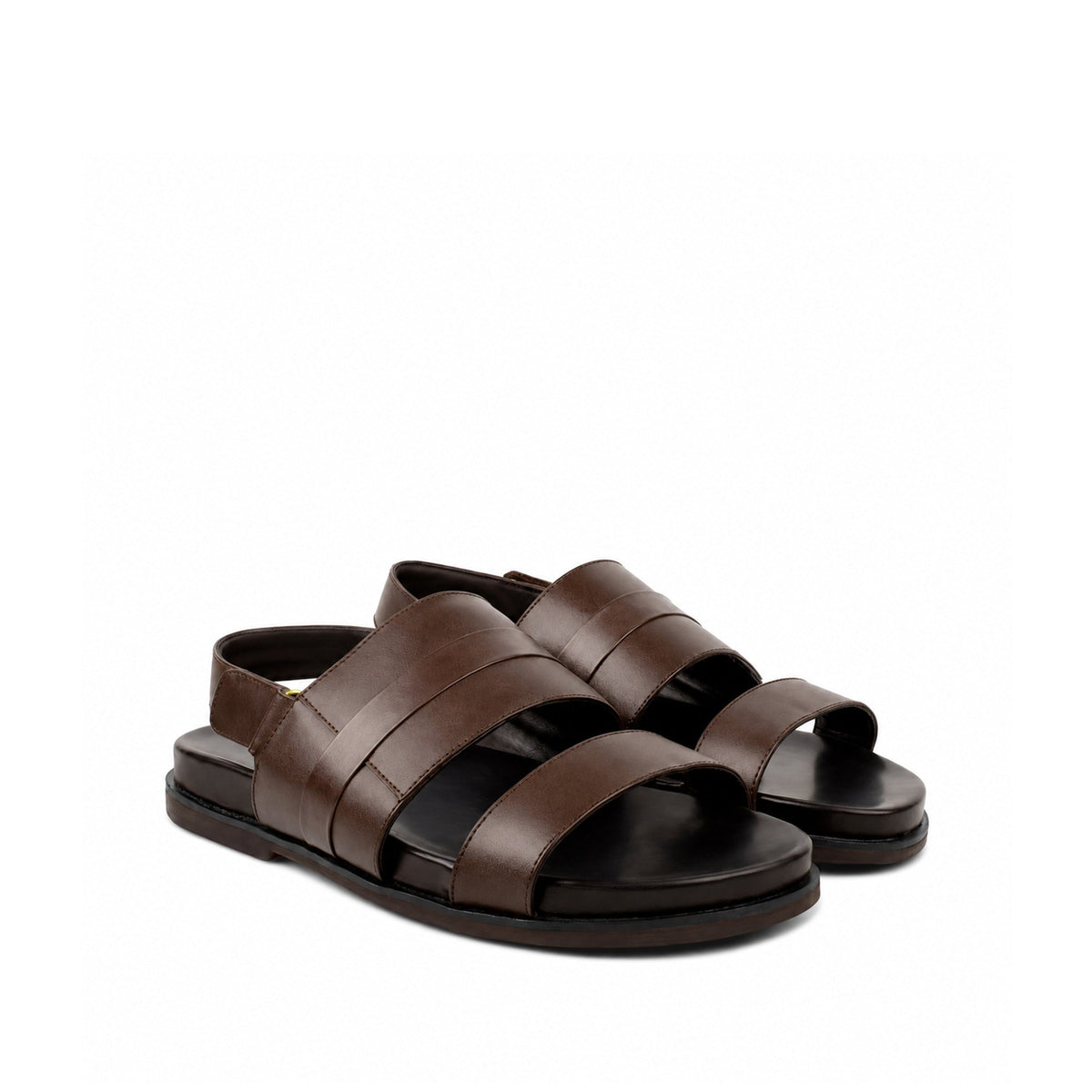 Fidel  - Men's Light Brown Calf Leather Sandal