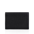 Luca - Black Pebble Grain Leather Card Holder