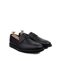 Emory - Men's Black Milled Leather Casual