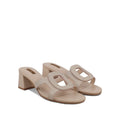 Kayla - Women's Beige 70mm Heels
