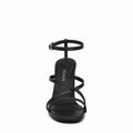 Arlina - Women's Black Strapped Heel