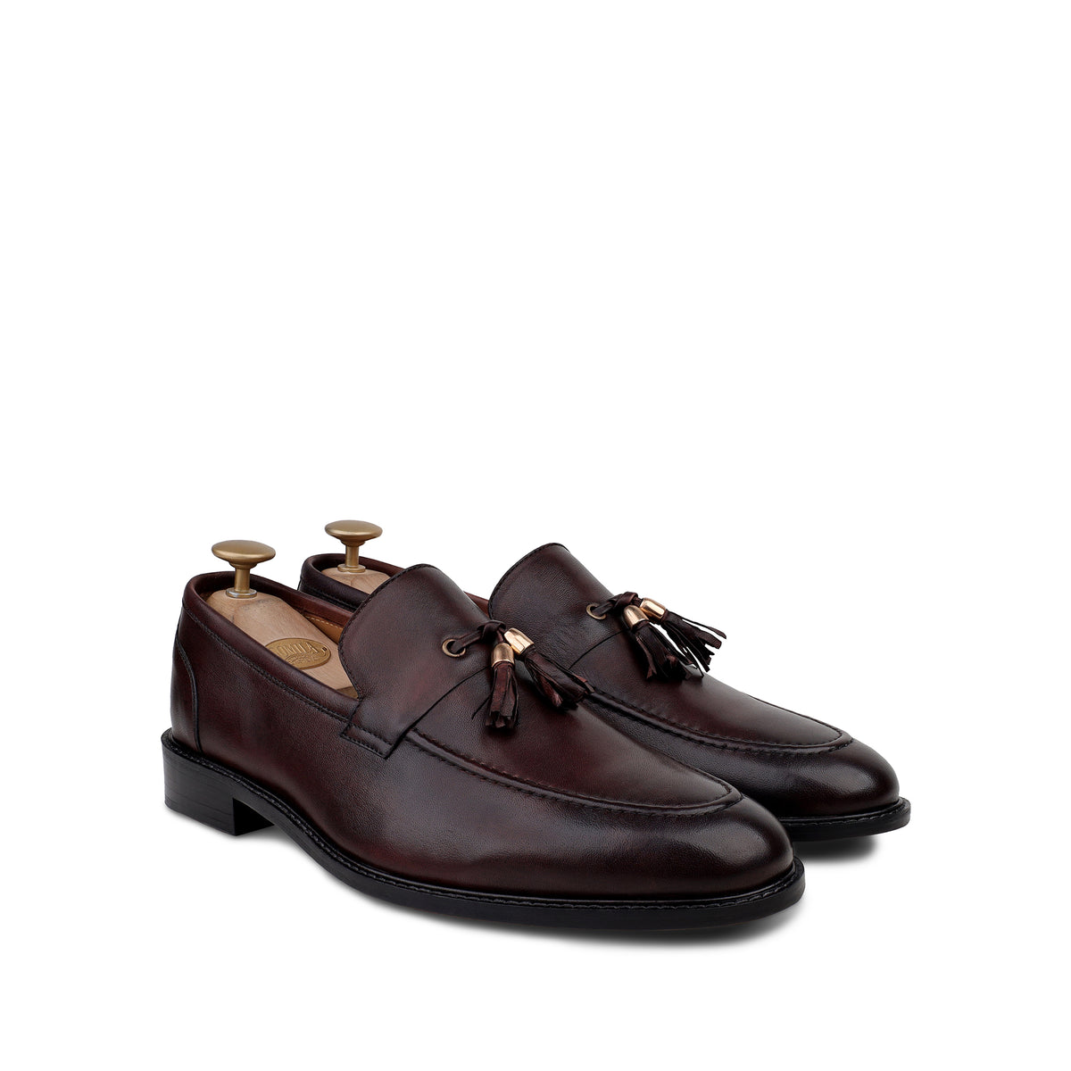 Lukas - Men's Brown Patina Calf Leather Loafer