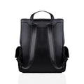 Sante - Men's Black Hand Woven Leather Backpack