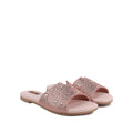 Skye - Women's Peach Pink Rhinestone Slipper