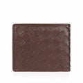 Rico - Light Brown Woven Calf Leather Wallet