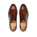 Yama - Men's Burnished Brown Calf Leather Wholecut Shoe
