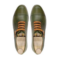 Ikara - Men's Green Calf Leather Derby Shoe