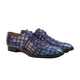 Kosti - Men's Burnished Blue Calf Leather Derby Shoe