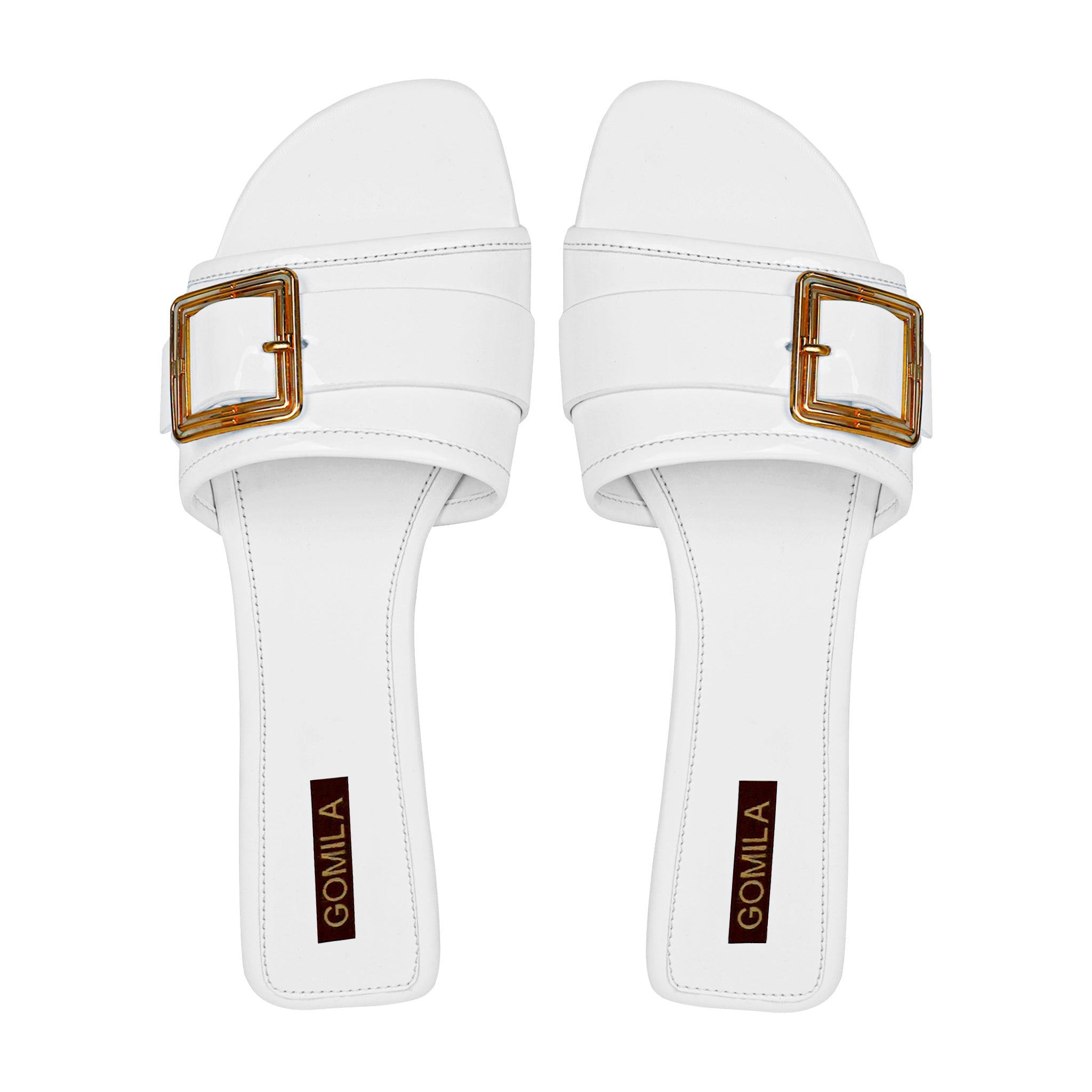 Gabri - Women's White Slipper