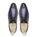 Berke - Men's Burnished Blue Calf Leather Derby Shoe
