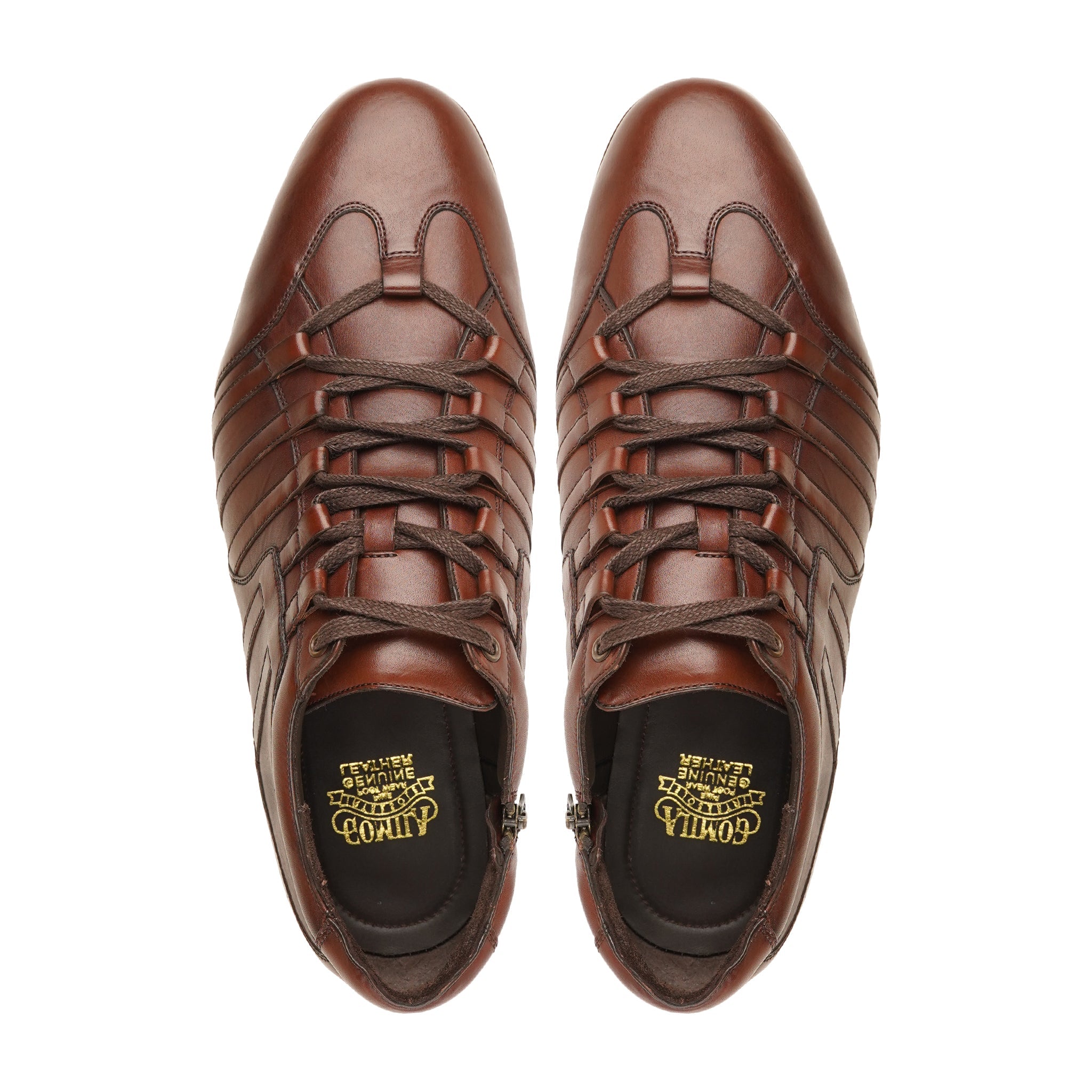 Tanairi - Men's Brown Calf Leather Jogger