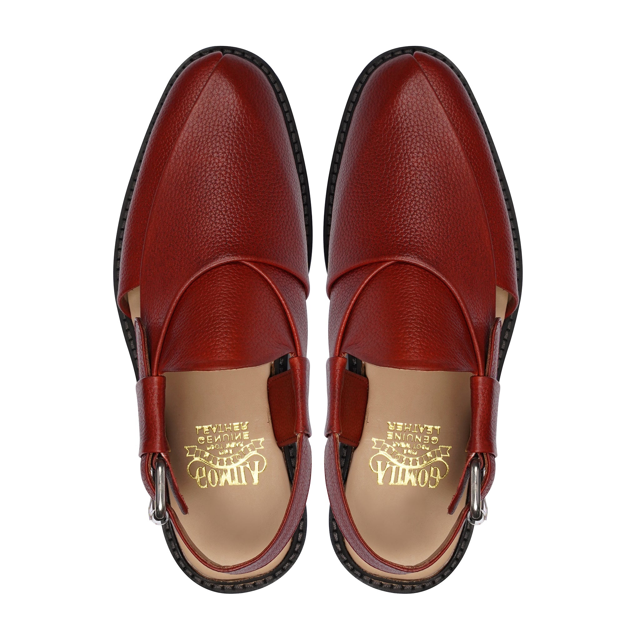 PESHAWARI CHAPPAL RED - Gomila Intersole
