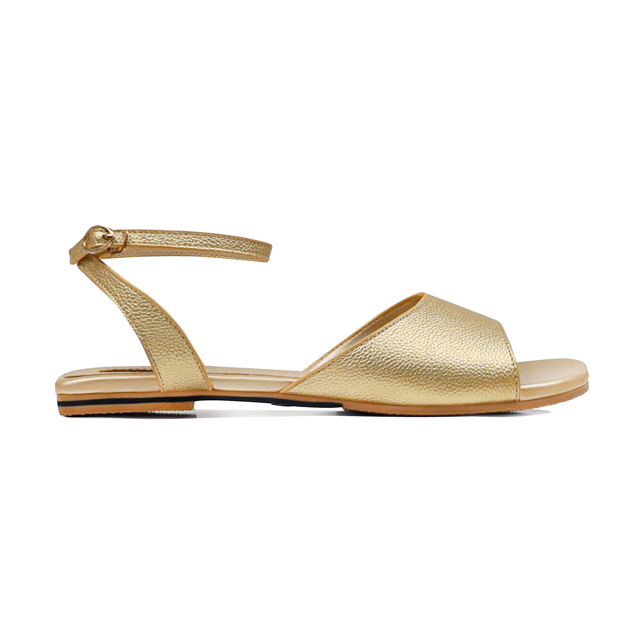 Solane - Women's Golden Strapped Sandal