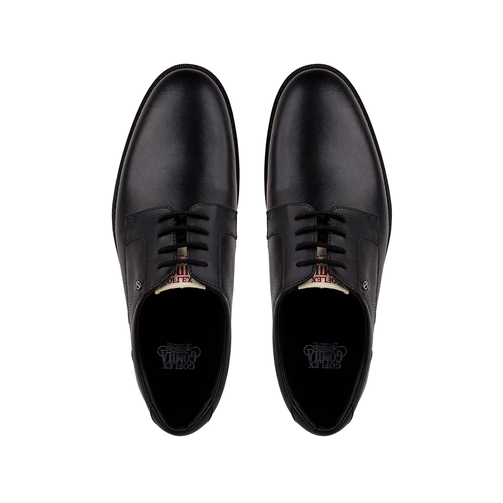 Mark - Men's Black Milled Leather Sneaker