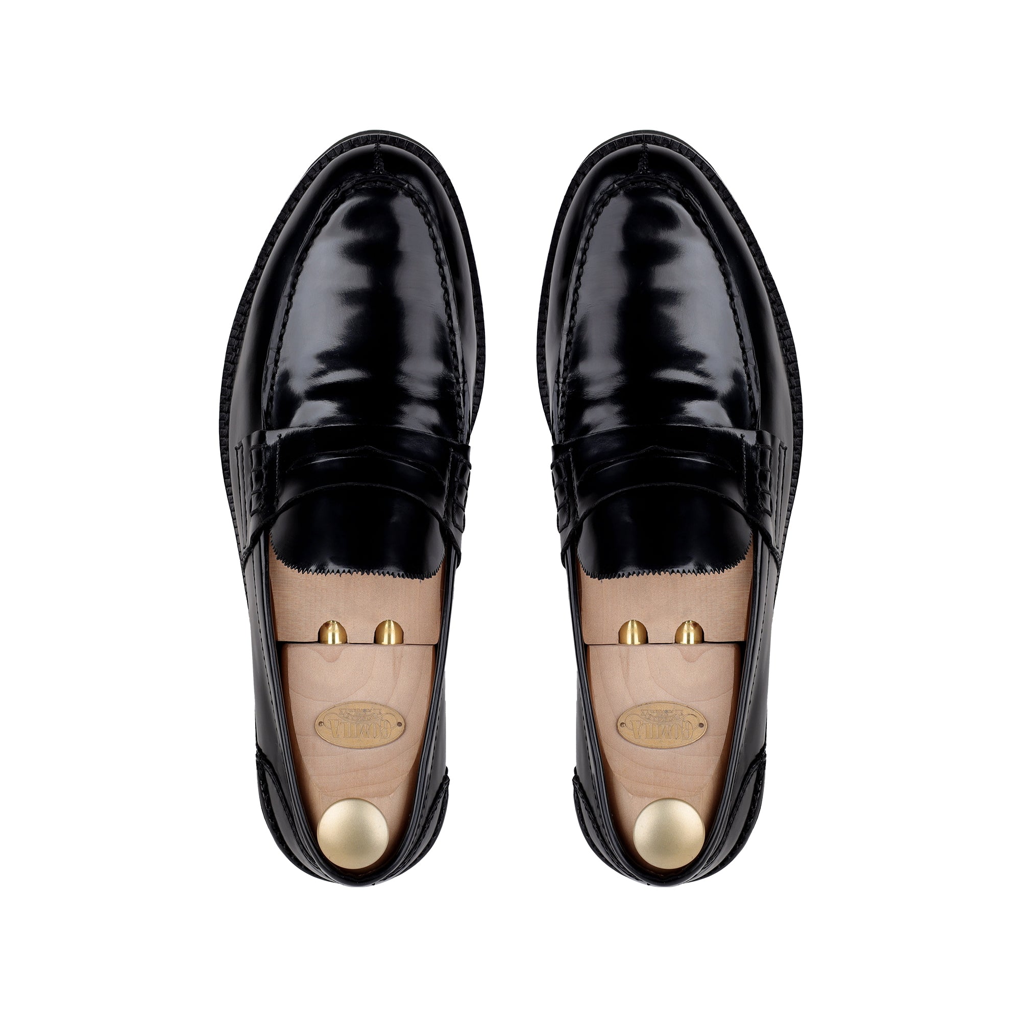 Collin - Men's Black Box Leather Loafer