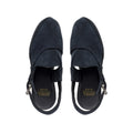 Mariano - Men's Navy Blue Suede Sandal