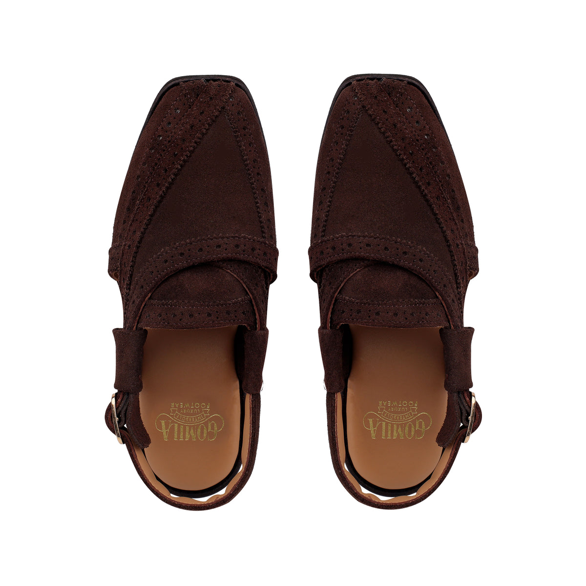Nate - Children’s Chocolate Brown Suede Leather Sandal