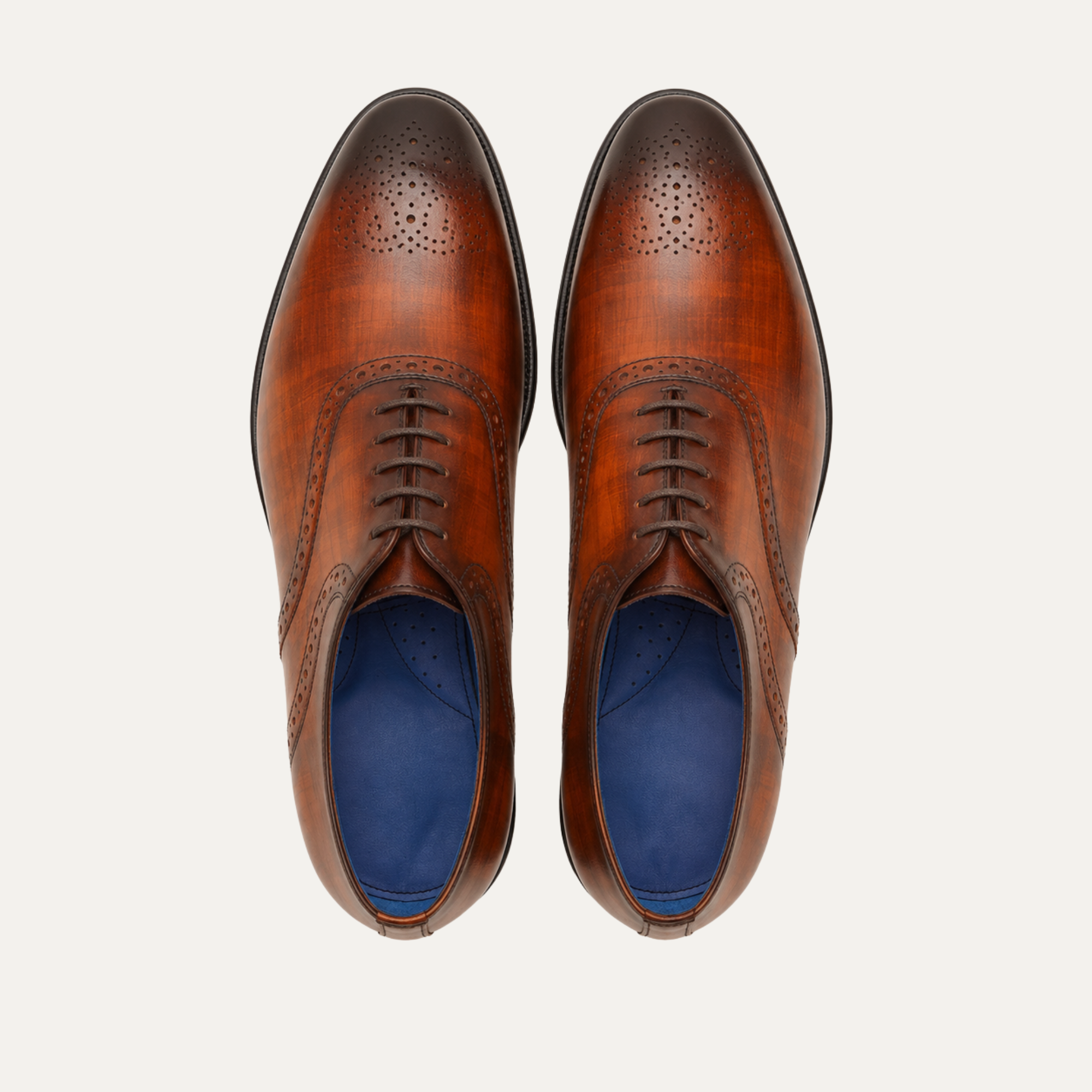 Altona - Men's Brown Patina Calf Leather Oxford Shoe