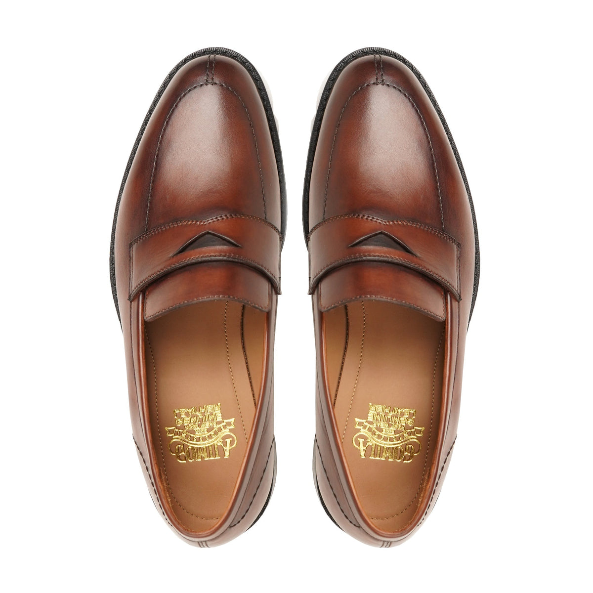 Kanoya - Men's Brown Calf Leather Loafer