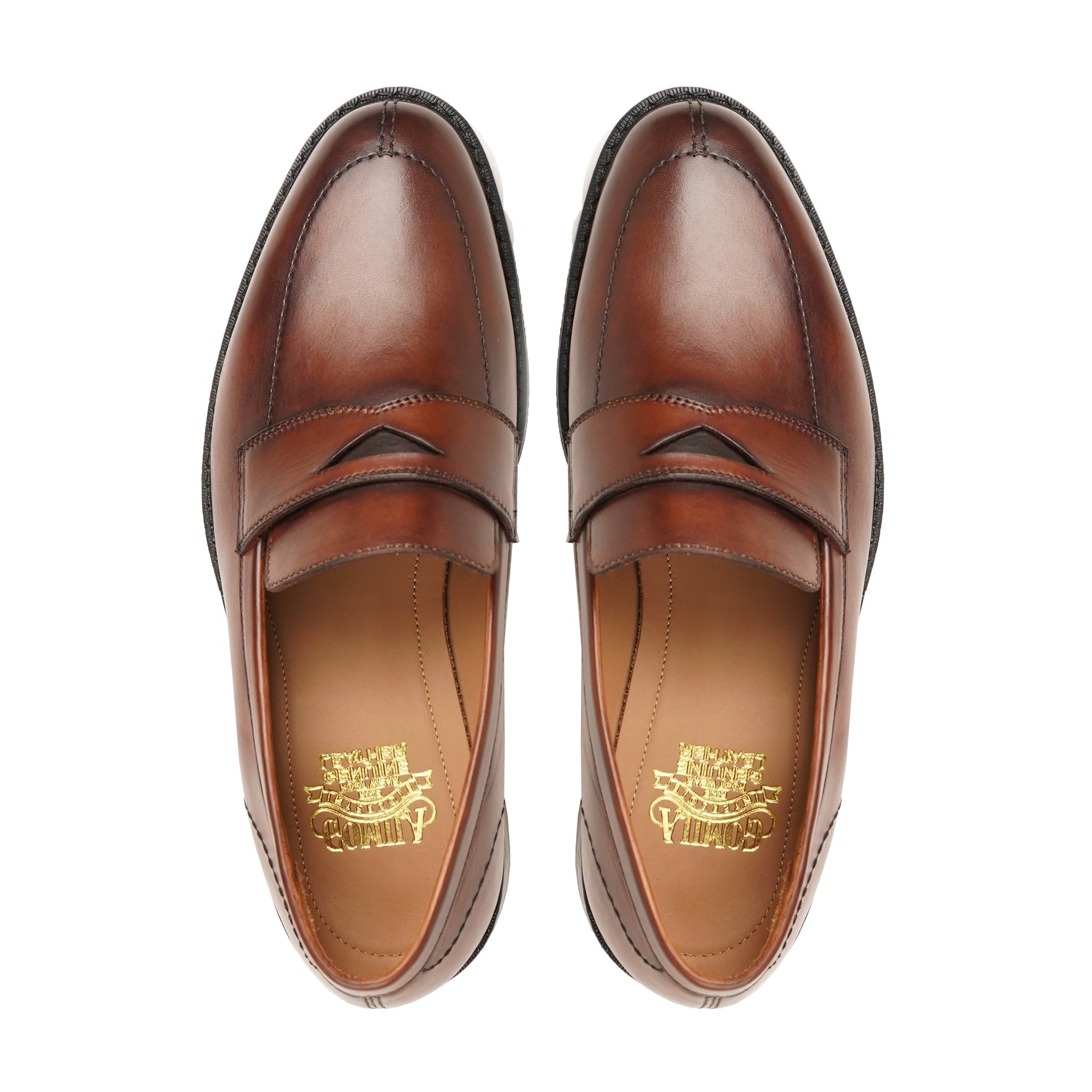 Kanoya - Men's Brown Calf Leather Loafer