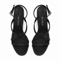 Arlina - Women's Black Strapped Heel