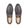 Alexis - Men's Dark Brown Sheep Skin Leather Loafer