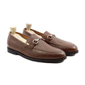 Jace - Men's  Brown Pebble Grain Leather Loafer