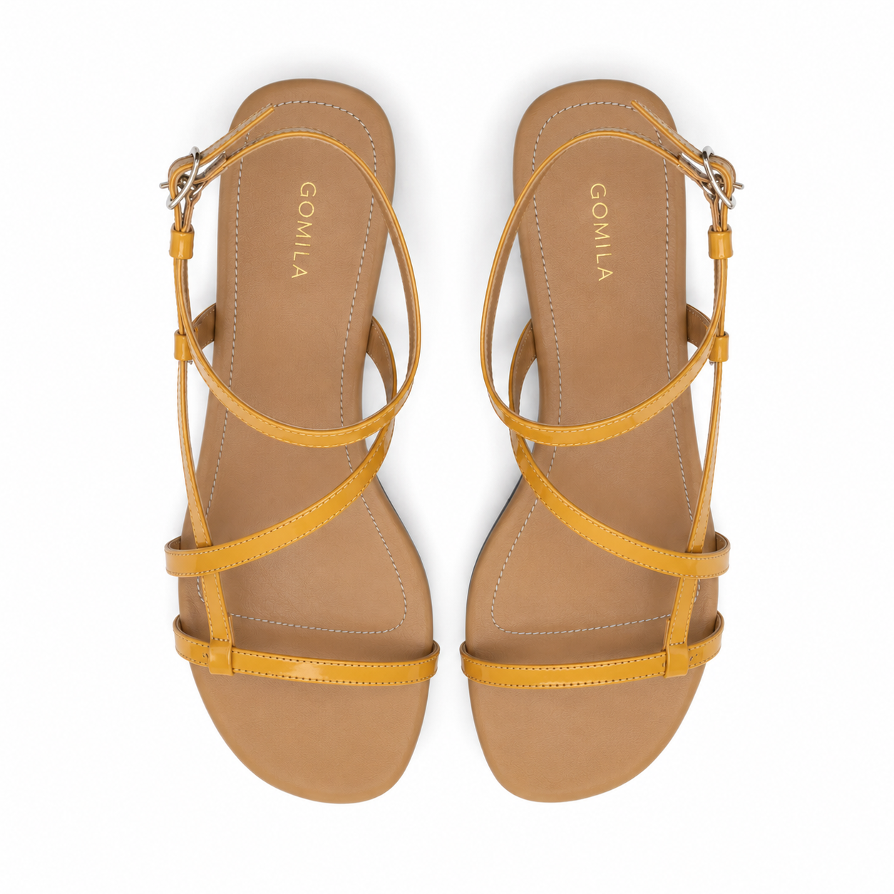 Aeris - Women's Yellow Strapped Sandal
