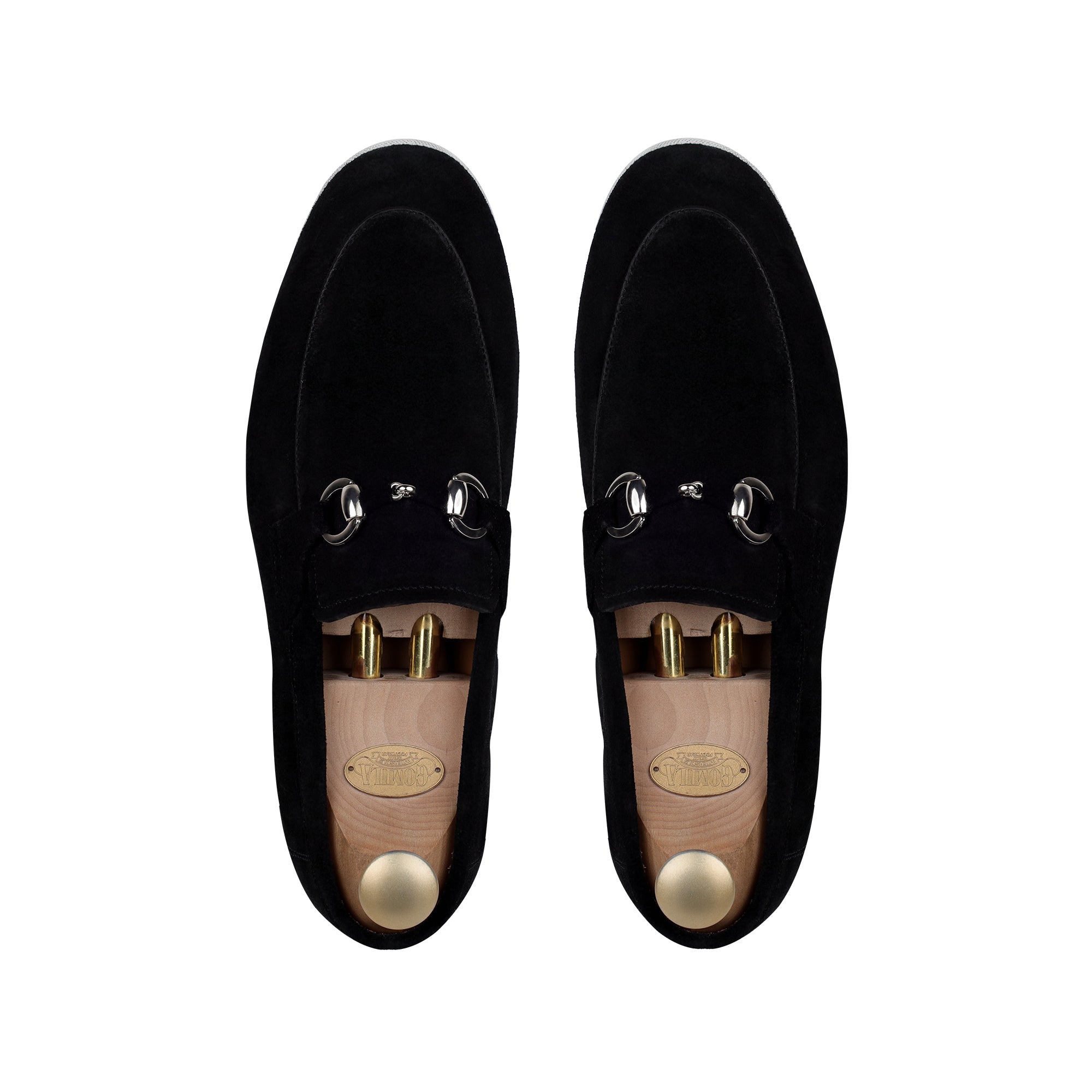 Vesco - Men's Black Suede Loafer