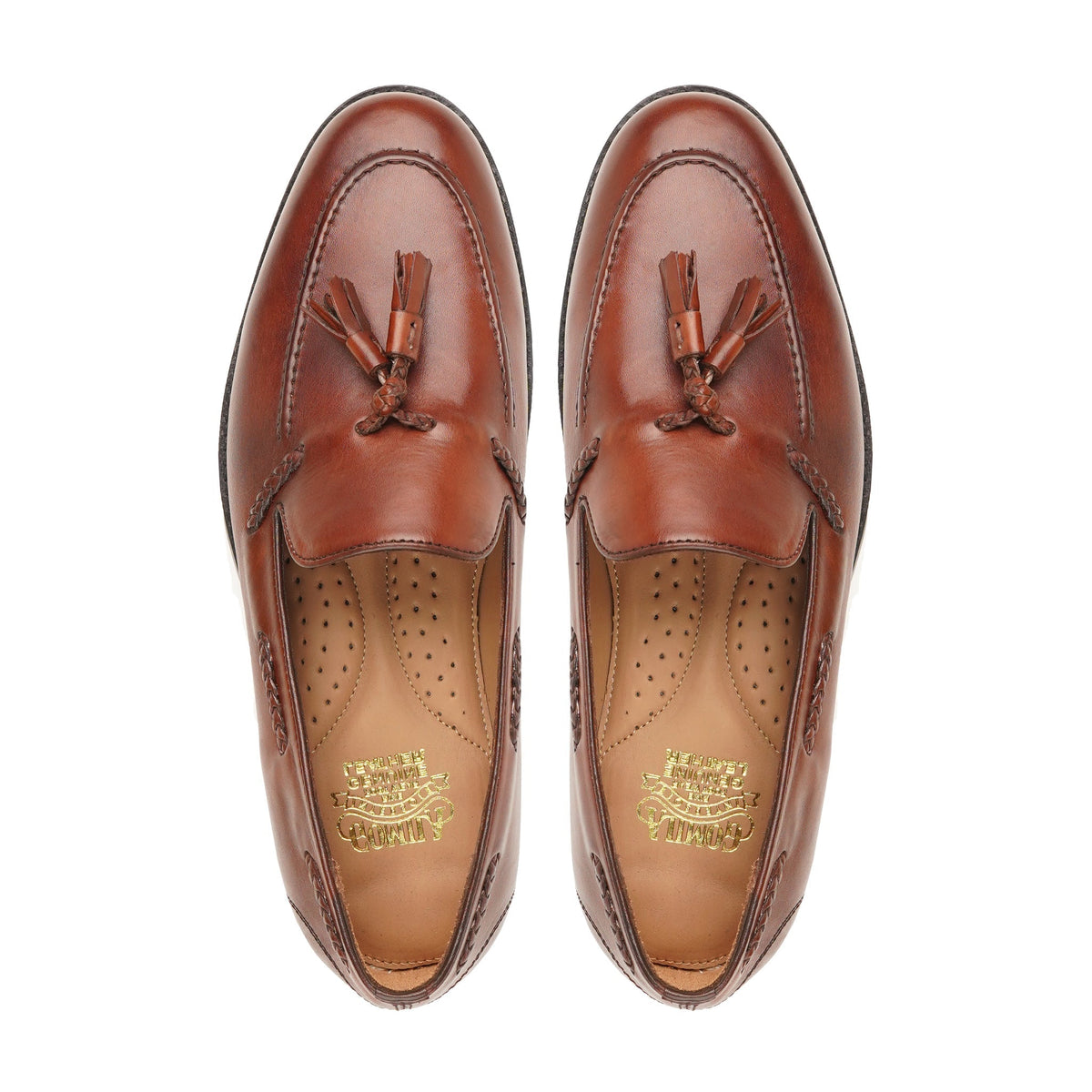 Sondrio - Men's Oxblood Calf Leather Loafer
