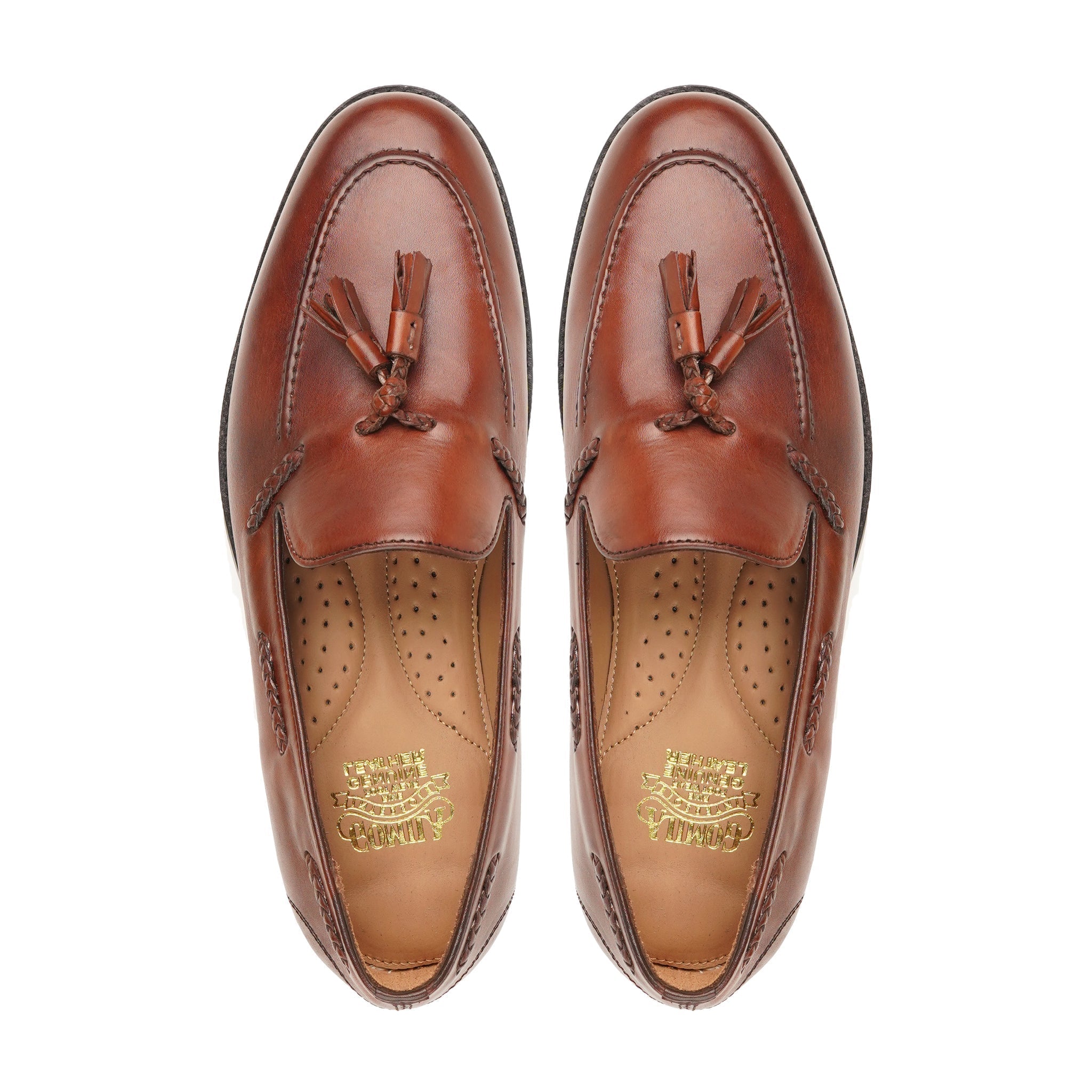 Sondrio - Men's Oxblood Calf Leather Loafer