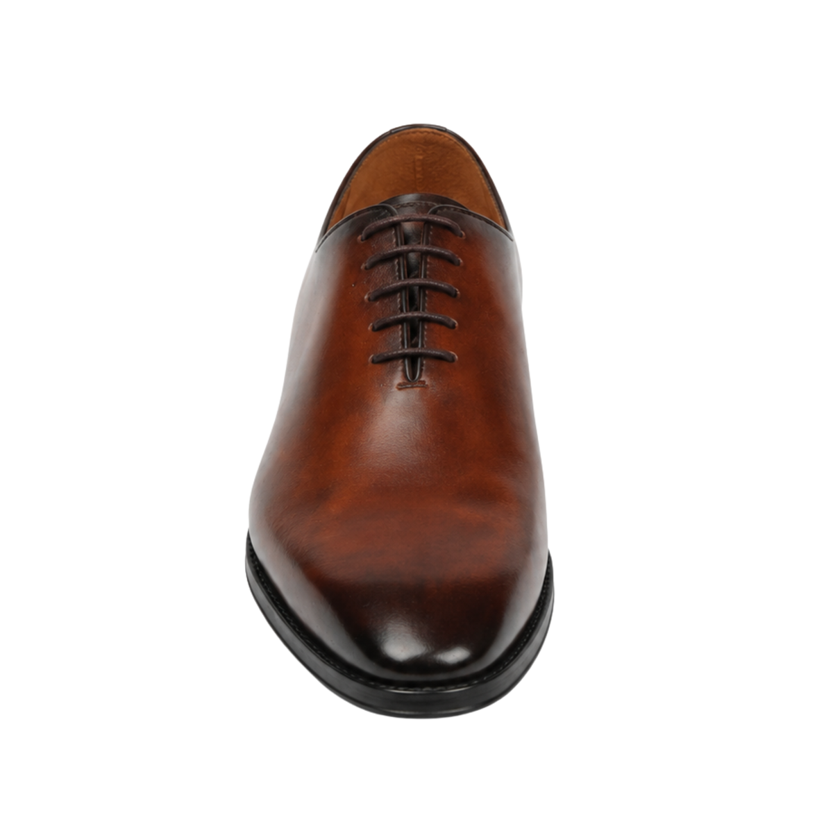 Yama - Men's Burnished Brown Calf Leather Wholecut Shoe