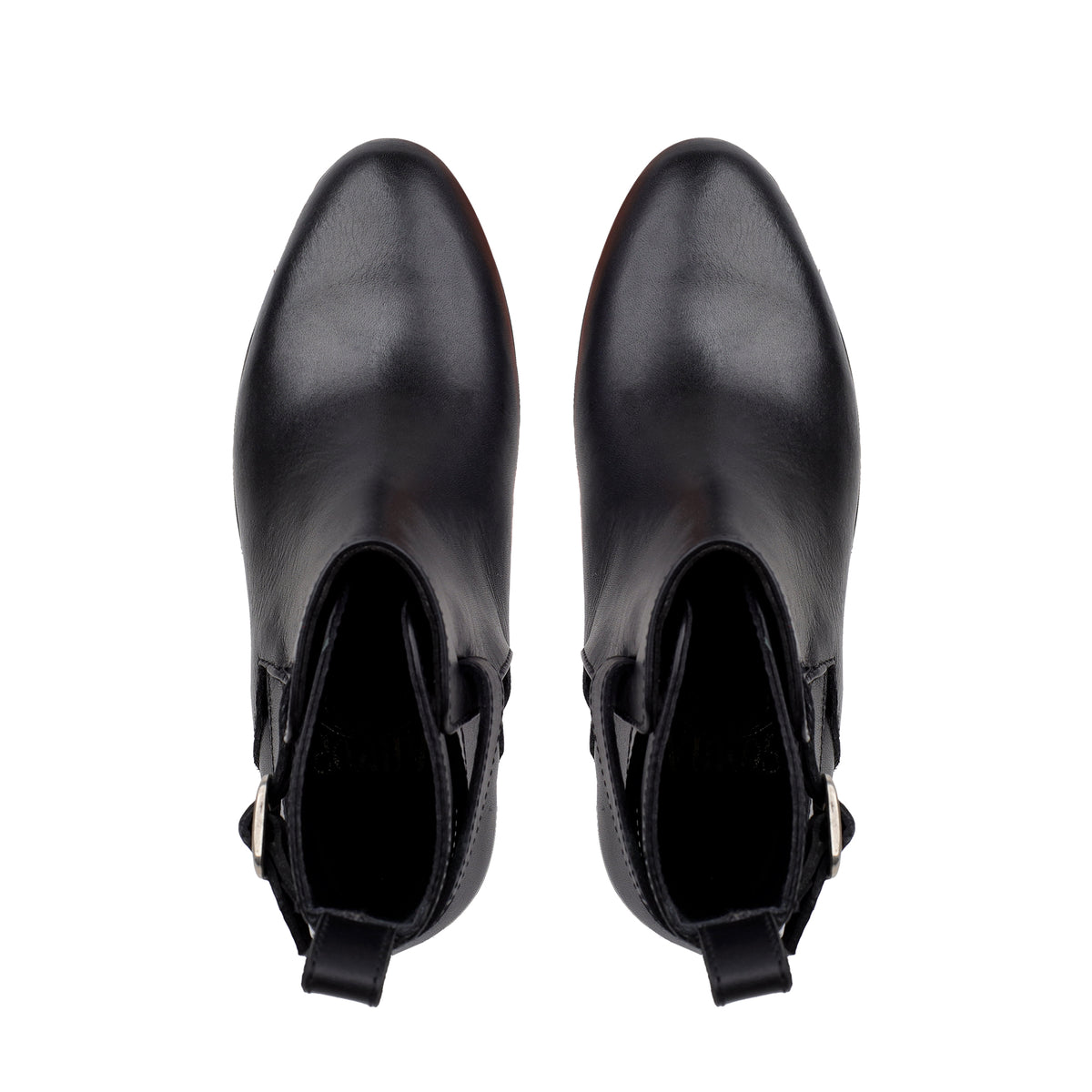 Joey -  Children's Black Calf Leather Chelsea