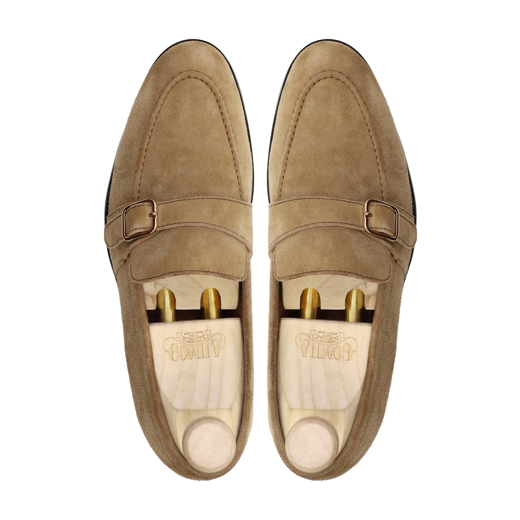 Raven - Men's Camel Kid Suede Loafer