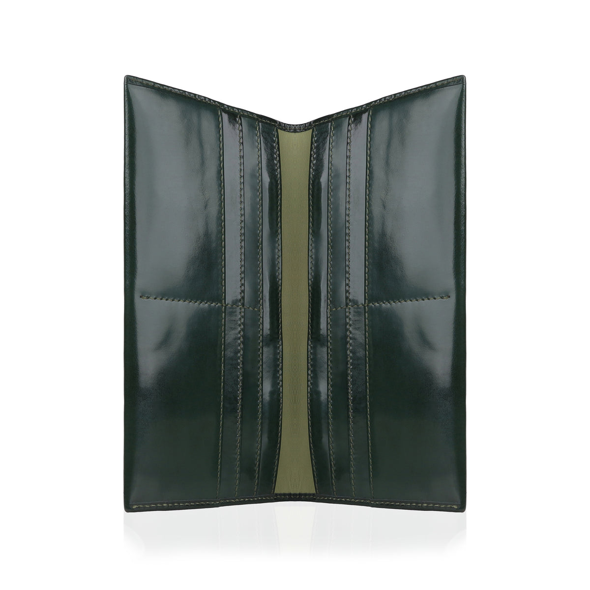 Kent - Green Box Leather Wallet