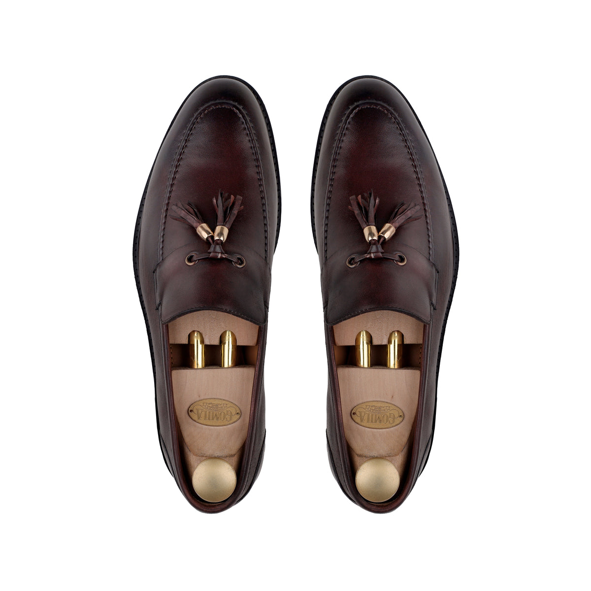 Lukas - Men's Brown Patina Calf Leather Loafer